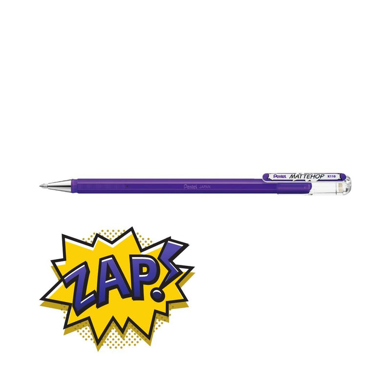 Pentel Mattehop Gel Pens-Pens-Pentel-Violet