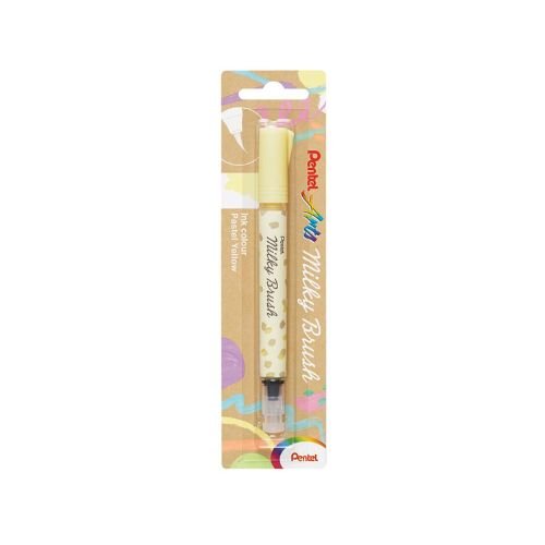 Pentel Milky Brush Pens-Pens-Pentel-Pastel Yellow