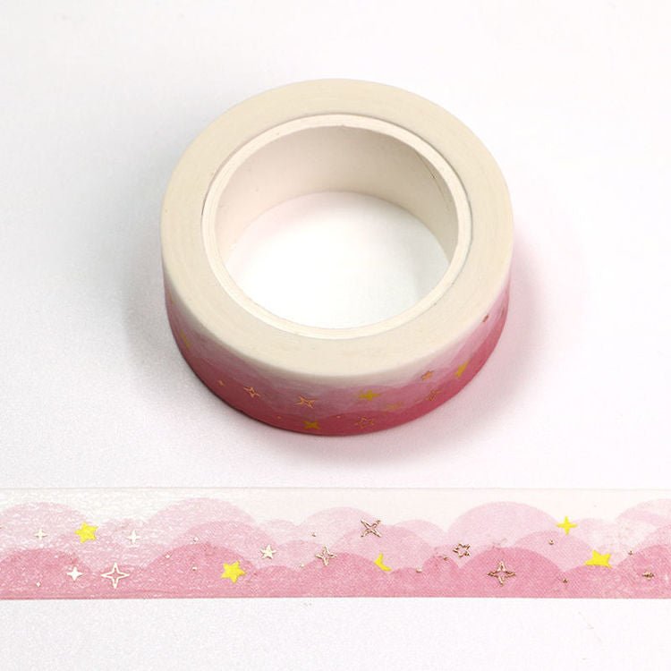 Pink Clouds Washi Tape - Under the Rowan Trees - Under the Rowan Trees