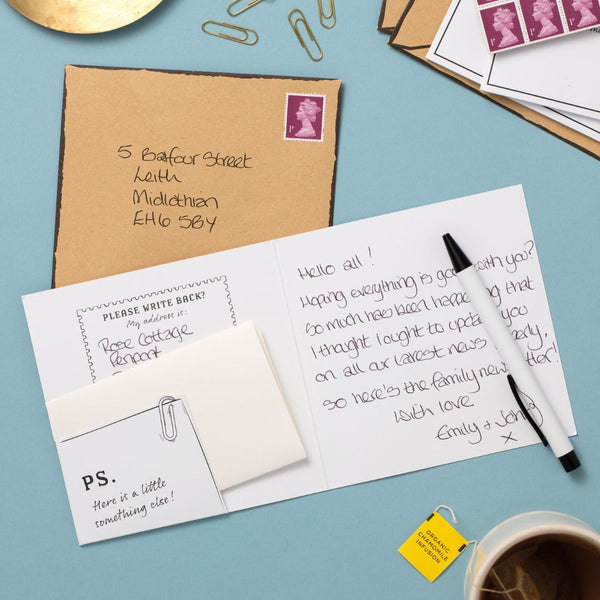 P.S. Notecard and Evenlope - Please Write-Letter Writing Set-If-