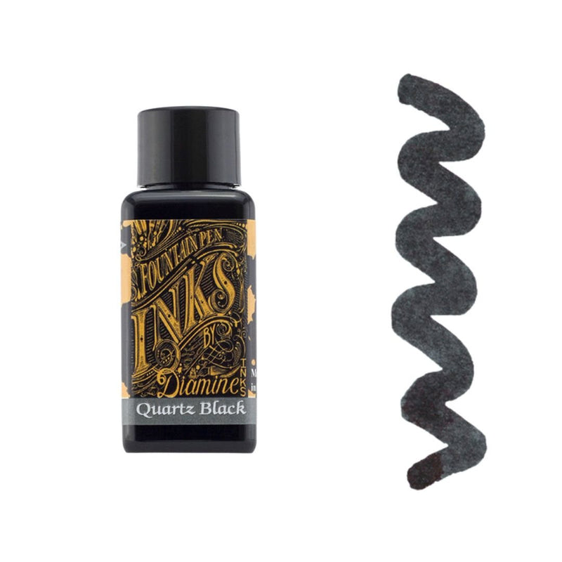 Diamine Fountain Pen Inks 30ml-Fountain Pen Ink-Diamine-Quartz Black