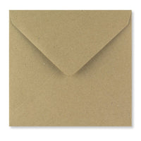 Recycled Kraft Envelope Square 155mm - Under the Rowan Trees - Under the Rowan Trees