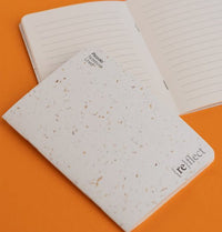 Recycled Lined Notebook A6 - Coffee Notes - Under the Rowan Trees