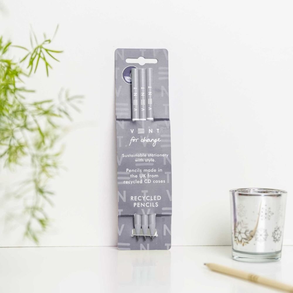 Recycled Pencil Set Dusty Blue - Vent for Change - Under the Rowan Trees