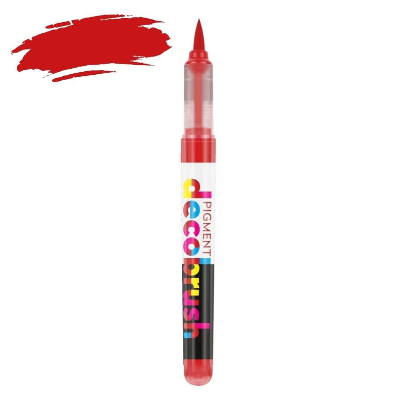 Karin Pigment Decobrush Opaque Brush Markers-Pens-Karin-Red
