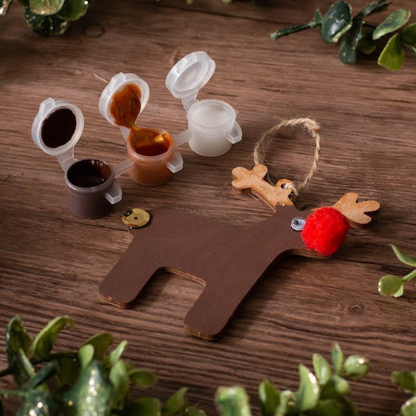 Reindeer Craft Kit - Christmas Tree Decoration - Under the Rowan Trees - Under the Rowan Trees