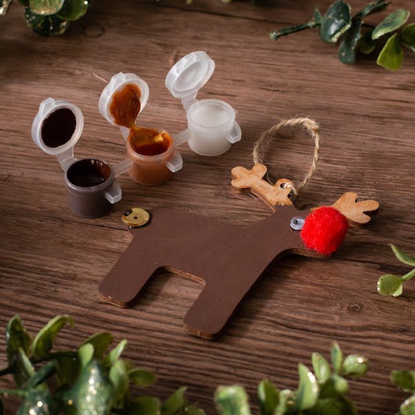 Reindeer Craft Kit - Christmas Tree Decoration-Craft Kits-Under the Rowan Trees-