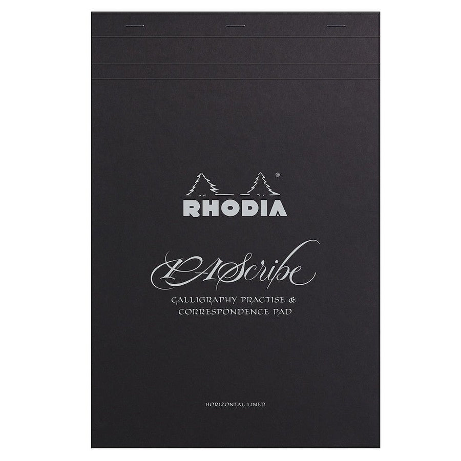 Rhodia PAScribe Calligraphy Practise and Correspondence Pad Black - Rhodia - Under the Rowan Trees