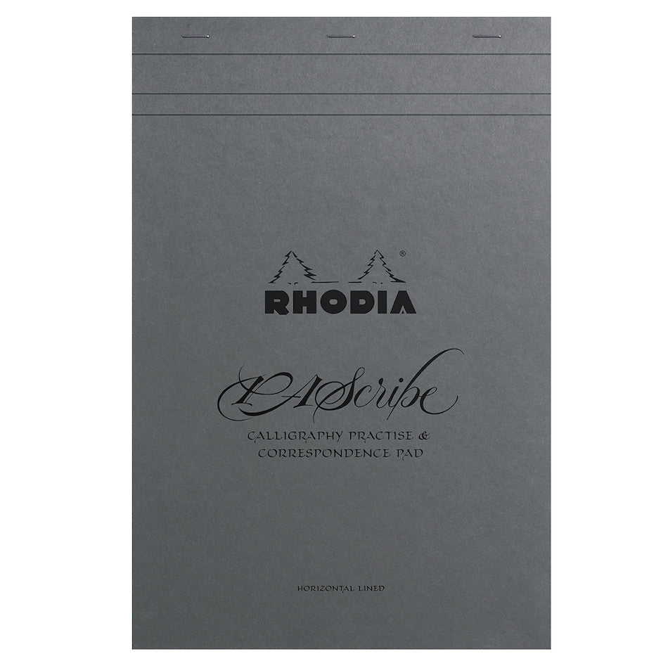 Rhodia PAScribe Calligraphy Practise and Correspondence Pad Grey - Rhodia - Under the Rowan Trees