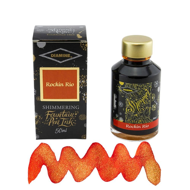 Diamine Shimmer Fountain Pen Ink 50ml-Fountain Pen Inks-Diamine-Rockin Rio