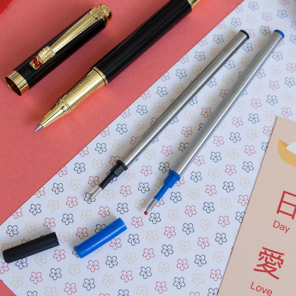 Rollerball Refills-Refills-Under the Rowan Trees-Black