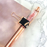 Rose Gold Glitter Flow Pen - Under the Rowan Trees - Under the Rowan Trees