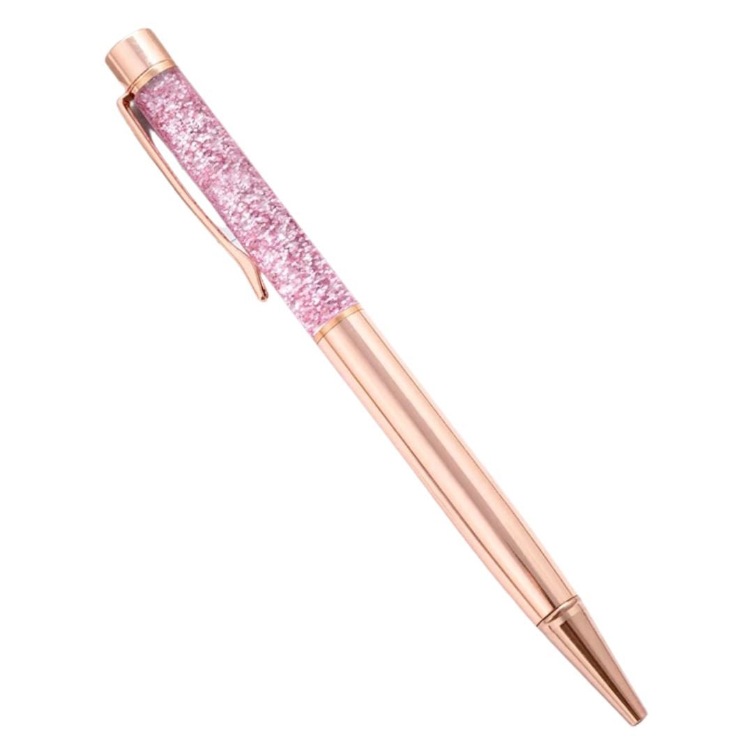 Rose Gold Glitter Flow Pen - Under the Rowan Trees - Under the Rowan Trees