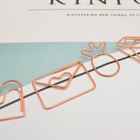 Rose Gold Paper Clips - Under the Rowan Trees - Under the Rowan Trees