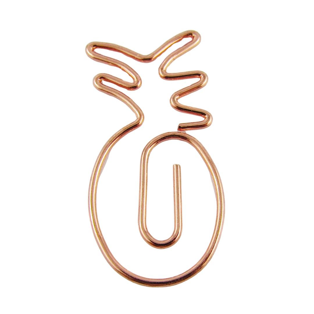 Rose Gold Pineapple Paper Clip - Under the Rowan Trees - Paper Clips - Under the Rowan Trees