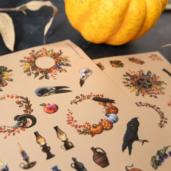 Samhain Sticker Sheets-Stickers-Under the Rowan Trees-Objects