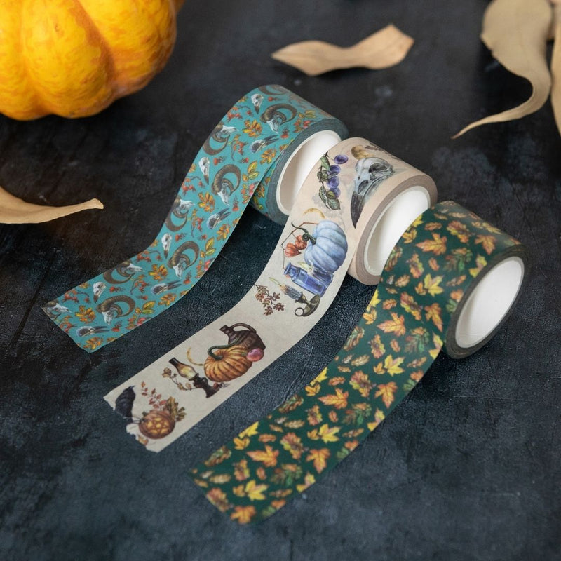 Samhain Washi Tape-Washi Tape-Under the Rowan Trees-Skulls