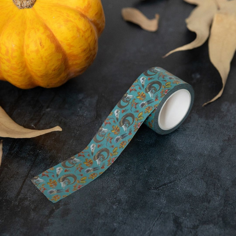 Samhain Washi Tape-Washi Tape-Under the Rowan Trees-Skulls