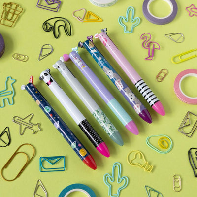 Click & Clack Legami Two Colour Ballpoint Pen-Pens-Legami-Kitty