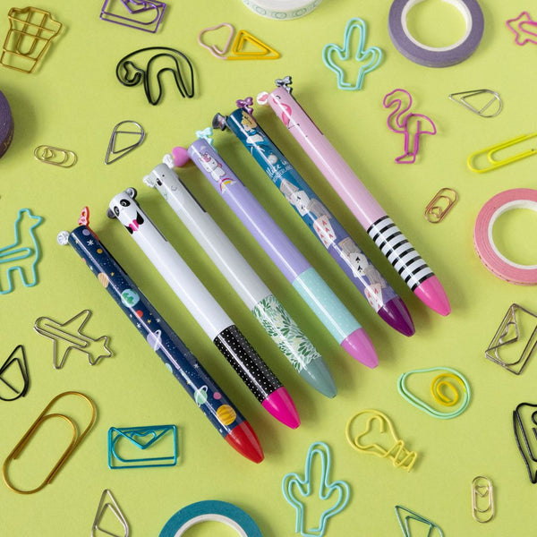 Click & Clack Legami Two Colour Ballpoint Pen-Pens-Legami-Kitty