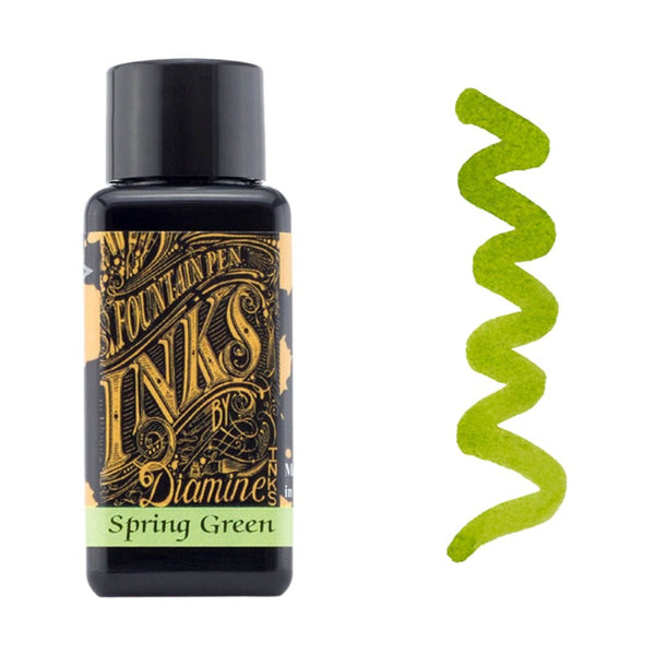 Greens Diamine Fountain Pen Inks 30ml-Fountain Pen Inks-Diamine-Spring Green