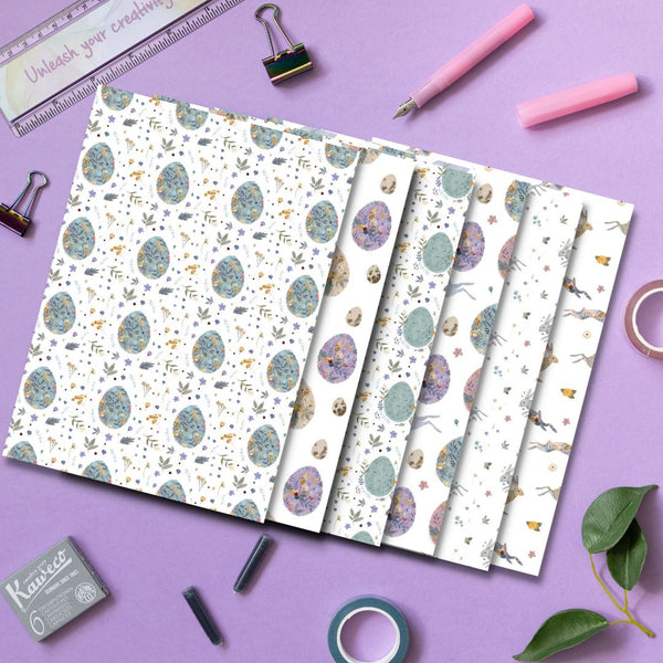Spring Scrapbook Paper Digital Download-Digital Downloads-Under the Rowan Trees-