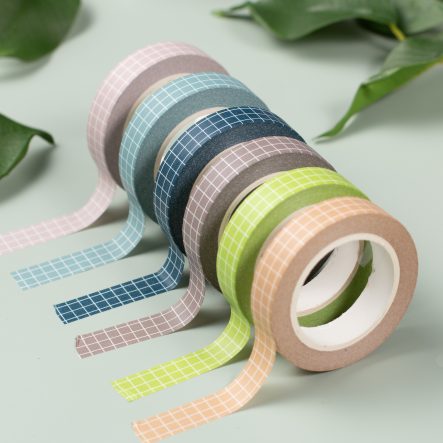 Squared Washi Tape - Muted Colours - Under the Rowan Trees - Under the Rowan Trees