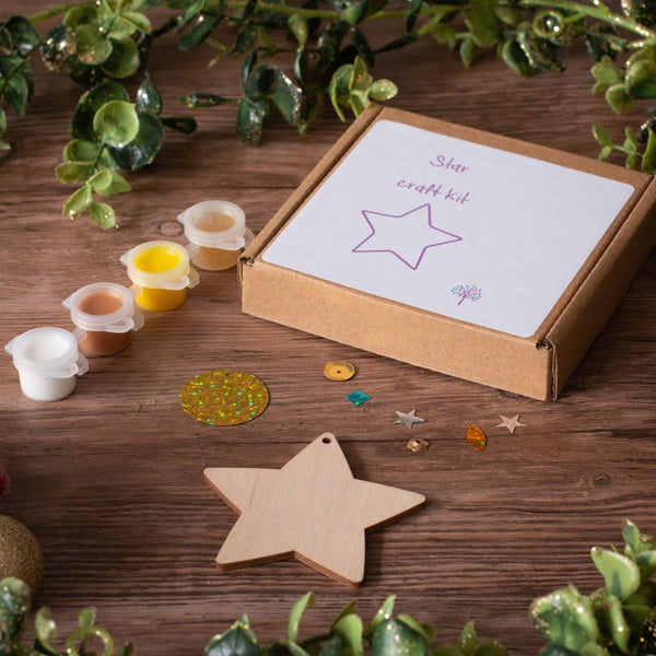 Star Christmas Decoration Craft Kit-Craft Kits-Under the Rowan Trees-