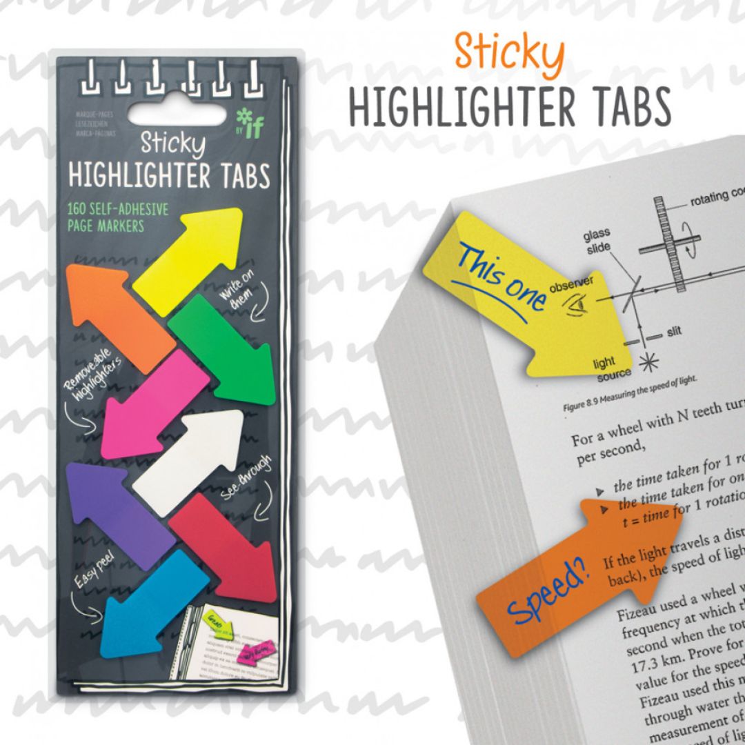 Sticky Highlighter Tabs - Bookaroo - Under the Rowan Trees
