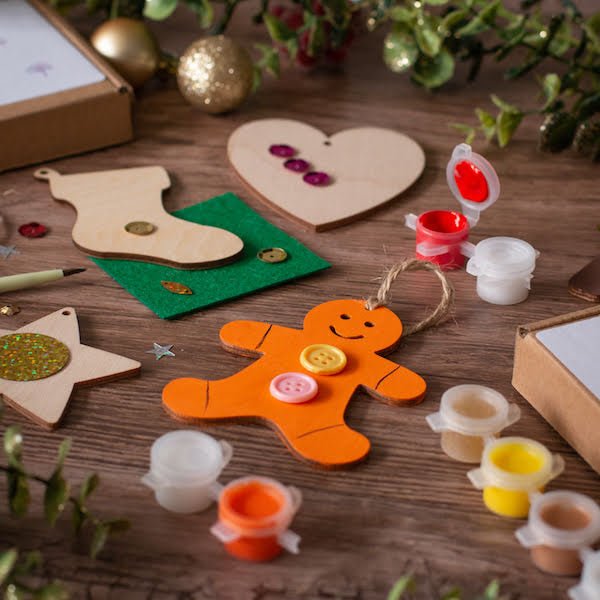 Stocking Craft Kit - Christmas Tree Decoration-Craft Kits-Under the Rowan Trees-