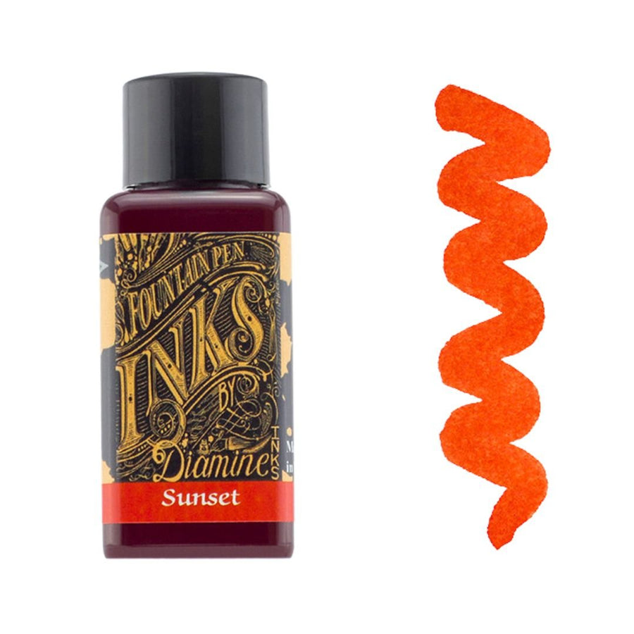 Sunset Diamine Fountain Pen Ink 30ml - Diamine - Under the Rowan Trees