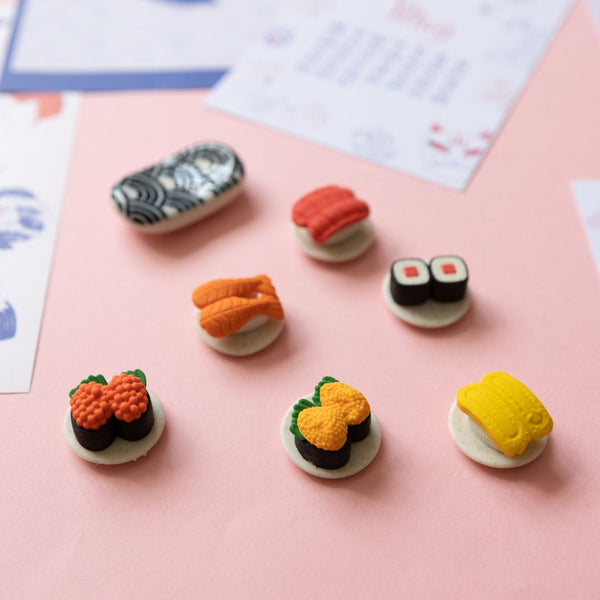 Sushi Eraser Set-Erasers-Under the Rowan Trees-