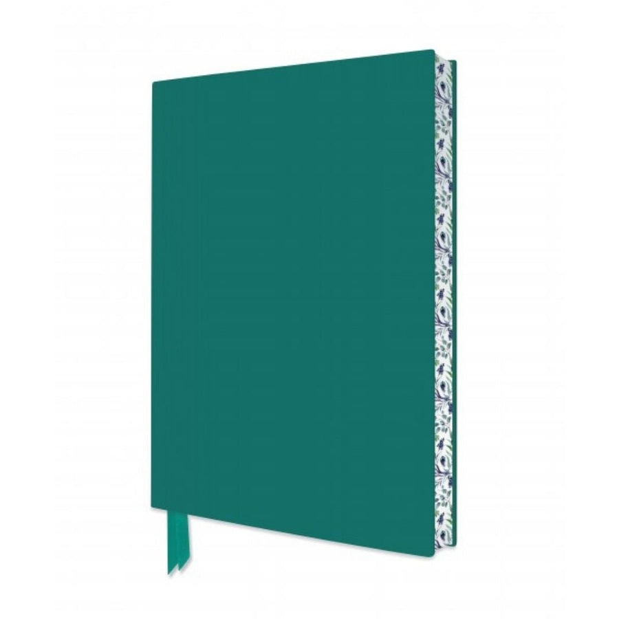 Teal A5 Lined Softcover Journal - Flame Tree - Notebooks - Under the Rowan Trees