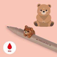 Teddy Bear Gel Pen - Lovely Friends - Legami - Pens - Under the Rowan Trees