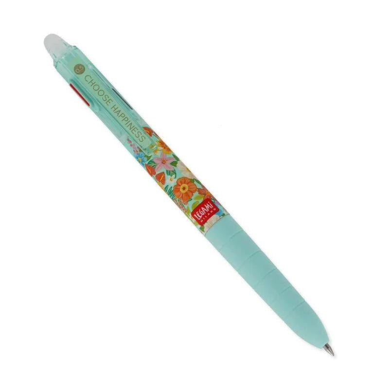 Three Colour Erasable Pen Floral-Pens-Legami-