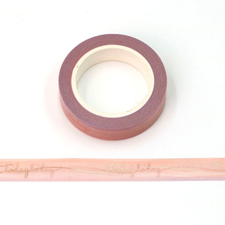 Today Washi Tape Pink - Under the Rowan Trees - Under the Rowan Trees