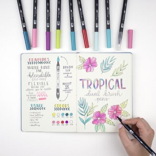 Tombow ABT Dual Brush Pen-Pens-Tombow-Black