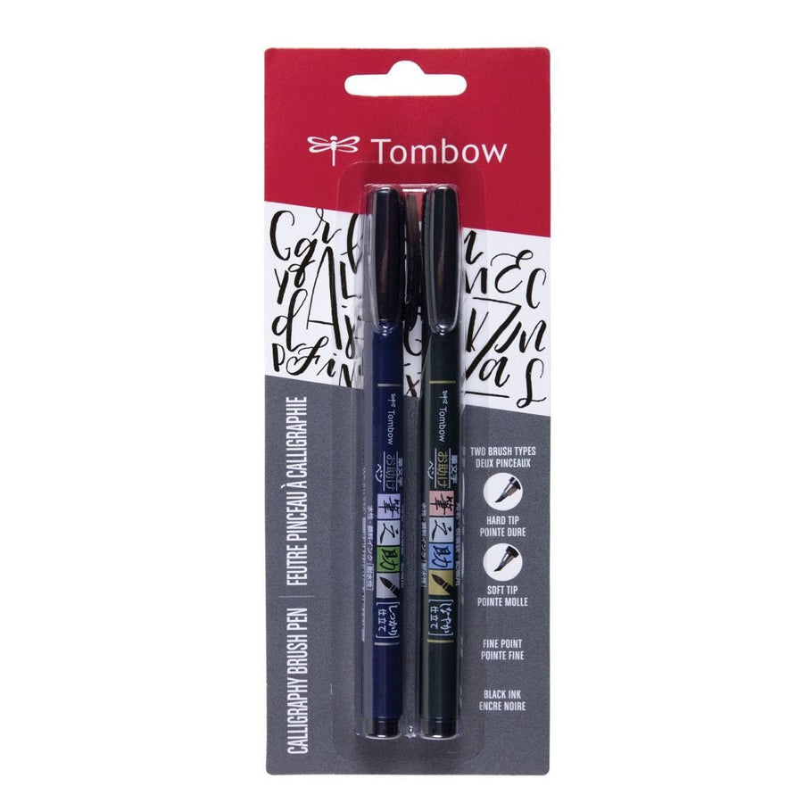 Tombow Fudenosuke Calligraphy Brush Pens - Tombow - Under the Rowan Trees