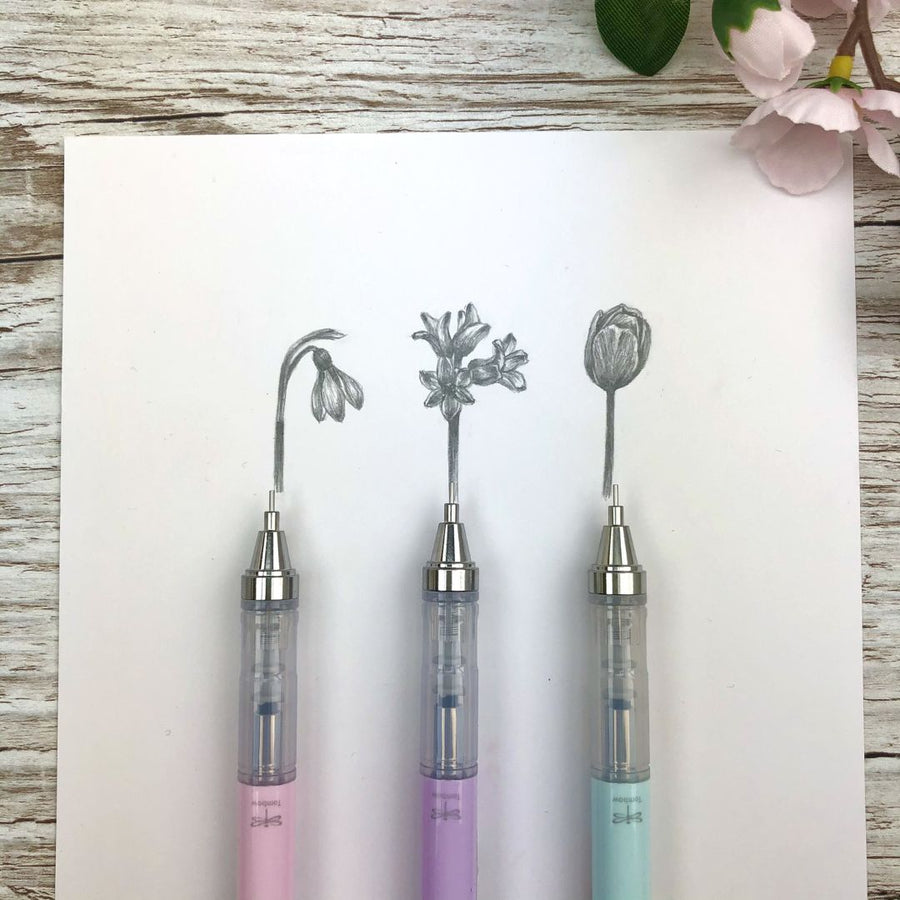 Tombow MONO Graph Mechanical Pencil Coral Pink - Tombow - Under the Rowan Trees