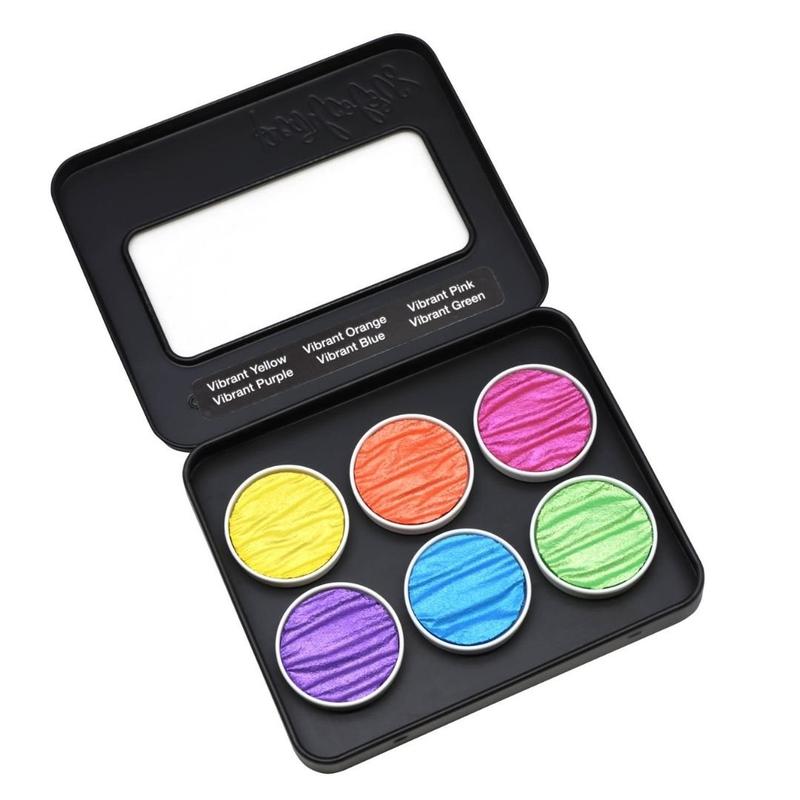 Vibrant Coliro Pearlcolors Set of Six-Calligraphy Inks-Coliro-