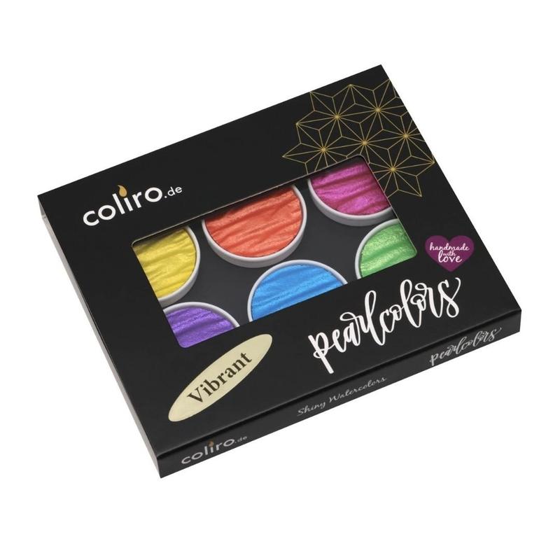 Vibrant Coliro Pearlcolors Set of Six - Coliro - Watercolours - Under the Rowan Trees