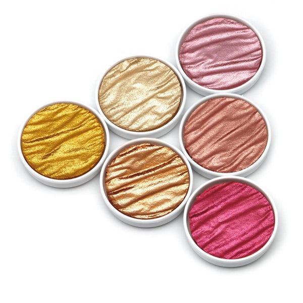 Vintage Coliro Pearlcolors Set of Six-Calligraphy Inks-Coliro-