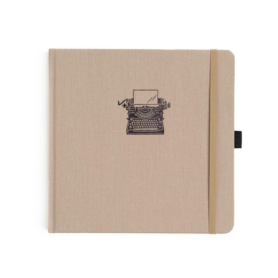 Vintage Typewriter Square Dotted Journal - Archer & Olive - Notebooks - Under the Rowan Trees