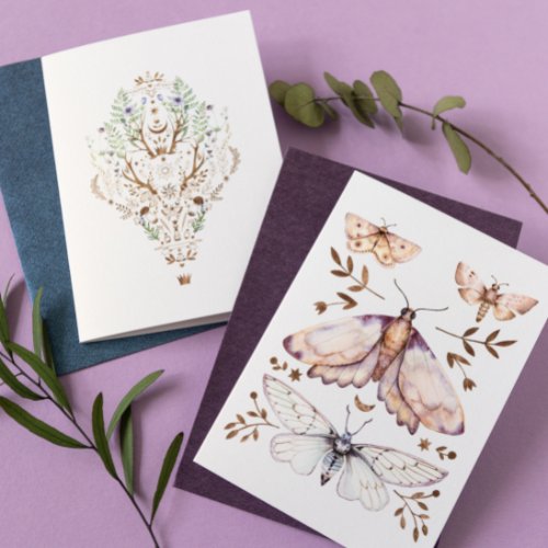 Wild Greetings Cards Set of 2 - Under the Rowan Trees - Under the Rowan Trees