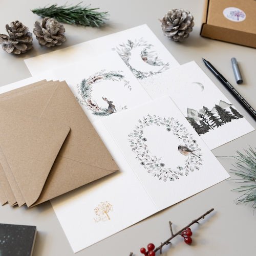 Winter Greetings Cards - Under the Rowan Trees - Under the Rowan Trees