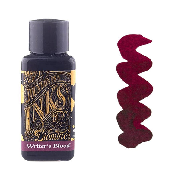 Reds & Pinks Diamine Fountain Pen Inks 30ml-Fountain Pen Inks-Diamine-Writers Blood