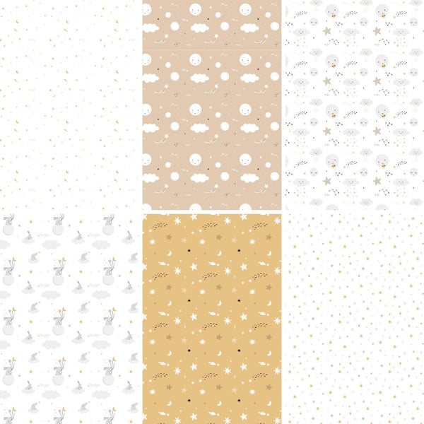 Year of the Rabbit Scrapbook Papers-Digital Downloads-Under the Rowan Trees-