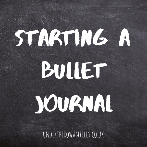 Starting a Bullet Journal
